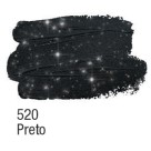 Tinta Cintilante 100ml - Preto 520 Acrilex