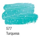 Tinta Cintilante 100ml - Turquesa 577 Acrilex