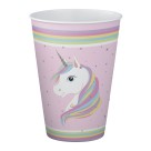 Copos de Papel 250ml - Unicórnio c/8 Make+