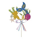 Topo de Bolo - Fundo do Mar Make+