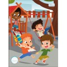 Caderno de Caligrafia Sapeca Masculino 40fls Tilibra