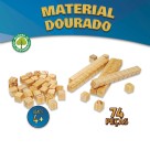 Material Dourado 74 Peças Pais e Filhos