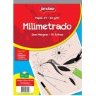 Papel Milimetrado A3 63g 50 Folhas Jandaia