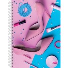 Caderno 1 Matéria Kbom Feminino 96fls São Domingos
