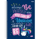 Caderno 1 Matéria Kbom Feminino 96fls São Domingos