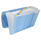 Pasta Sanfonada A4 com 12 Divisões Azul 6090PP-AZ DAC