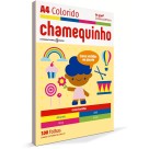 Papel Sulfite A4 Colorido 75g 100 Folhas Chamequinho Chamex