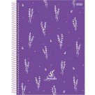 Caderno Colegial 10 Matérias Lavender 160fls São Domingos