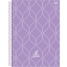Caderno Colegial 10 Matérias Lavender 160fls São Domingos
