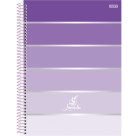 Caderno Colegial 10 Matérias Lavender 160fls São Domingos
