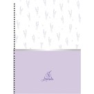 Caderno Colegial 10 Matérias Lavender 160fls São Domingos