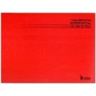 Caderno de Caligrafia 1/4 Horizontal Vermelho 96fls Tamoio