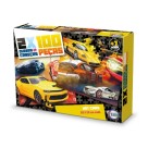 Quebra-Cabeça - Carros 100 Peças 12049 Toia Brinquedos