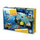 Quebra-Cabeça - Oceanos 100 Peças 12178 Toia Brinquedos