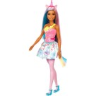 Boneca Barbie Fantasy Unicórnio Rosa HGR21 Mattel