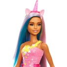 Boneca Barbie Fantasy Unicórnio Rosa HGR21 Mattel
