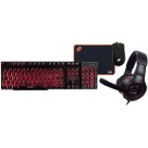 Combo Gamer Thunder (Teclado + Mouse + Headset + Mousepad) TM306 OEX