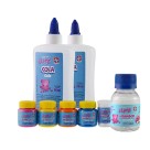 Super Kit Slime Infantil Completo Estrela