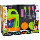 Kit Batedeira Color Chefs 413 Usual Brinquedos