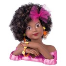 Boneca Charmosa Busto Rainbow Negra 2579 Cotiplas