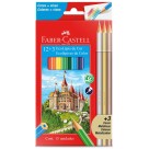 Lápis de Cor 12 Cores + 3 Metálicos Faber Castell