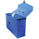 Maleta Arquivo com 6 Pastas Suspensas - Azul 1553AZ DAC