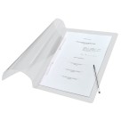 Pasta Grampo Trilho Plástica Transparente 606PP-TR DAC