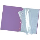 Pasta Catálogo Ofício com 50 Envelopes Finos Lilás 1090LI DAC