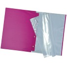 Pasta Catálogo Ofício com 50 Envelopes Finos Pink 1090PI DAC