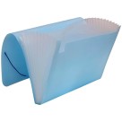 Pasta Sanfonada A4 com 12 Divisões Azul Pastel 811PP-AZ DAC