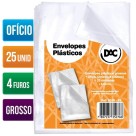 Saco Plástico 4 Furos com 25 Envelopes Grossos 5076 DAC