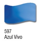 Verniz Vitral 37ml - Azul Vivo 597 Acrilex