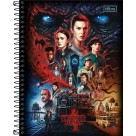 Caderno Colegial 10 Matérias Stranger Things 160fls Tilibra