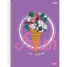 Caderno 15 Matérias Kbom Light Feminino 300fls São Domingos