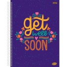 Caderno 15 Matérias Kbom Light Feminino 300fls São Domingos