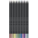 Lápis de Cor 12 Cores Supersoft Metálico Faber Castell