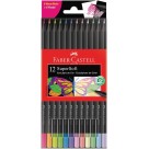 Lápis de Cor 12 Cores Supersoft Neon/Pastel Faber Castell