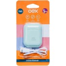Fone de Ouvido Bluetooth Candy Azul Pastel TWS-11 OEX