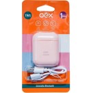Fone de Ouvido Bluetooth Candy Branco Rosa Claro TWS-11 OEX