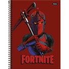 Caderno 10 Matérias Fortnite 160fls Foroni