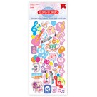 Cartela de Adesivos - Princesa Kids Make+