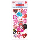 Cartela de Adesivos - Princesa Kids Make+