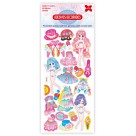 Cartela de Adesivos - Princesa Kids Make+