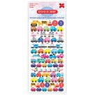 Cartela de Adesivos - Aventura Kids Make+