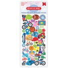 Cartela de Adesivos - Aventura Kids Make+