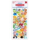 Cartela de Adesivos - Animais Kids Make+