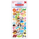 Cartela de Adesivos - Animais Kids Make+