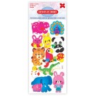 Cartela de Adesivos - Animais Kids Make+
