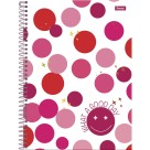 Caderno 15 Matérias Pink Power 240fls Foroni