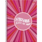 Caderno 15 Matérias Pink Power 240fls Foroni